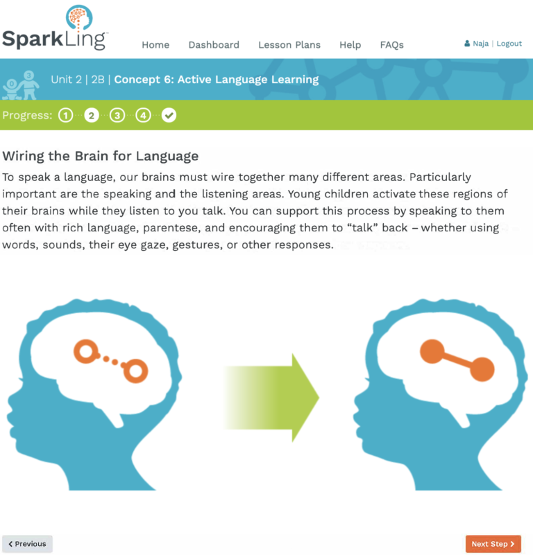 Figure: Wiring the Brain for Language