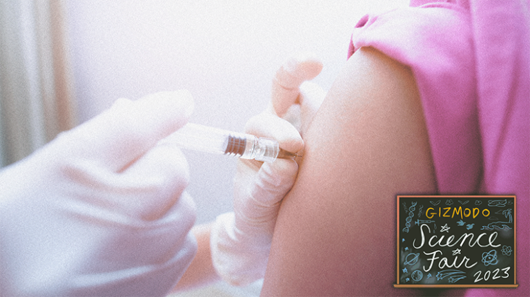 person getting vaccine