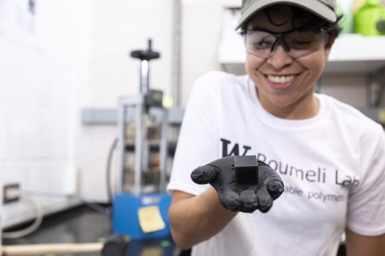 BioDegradable Plastics lab and UW researcher