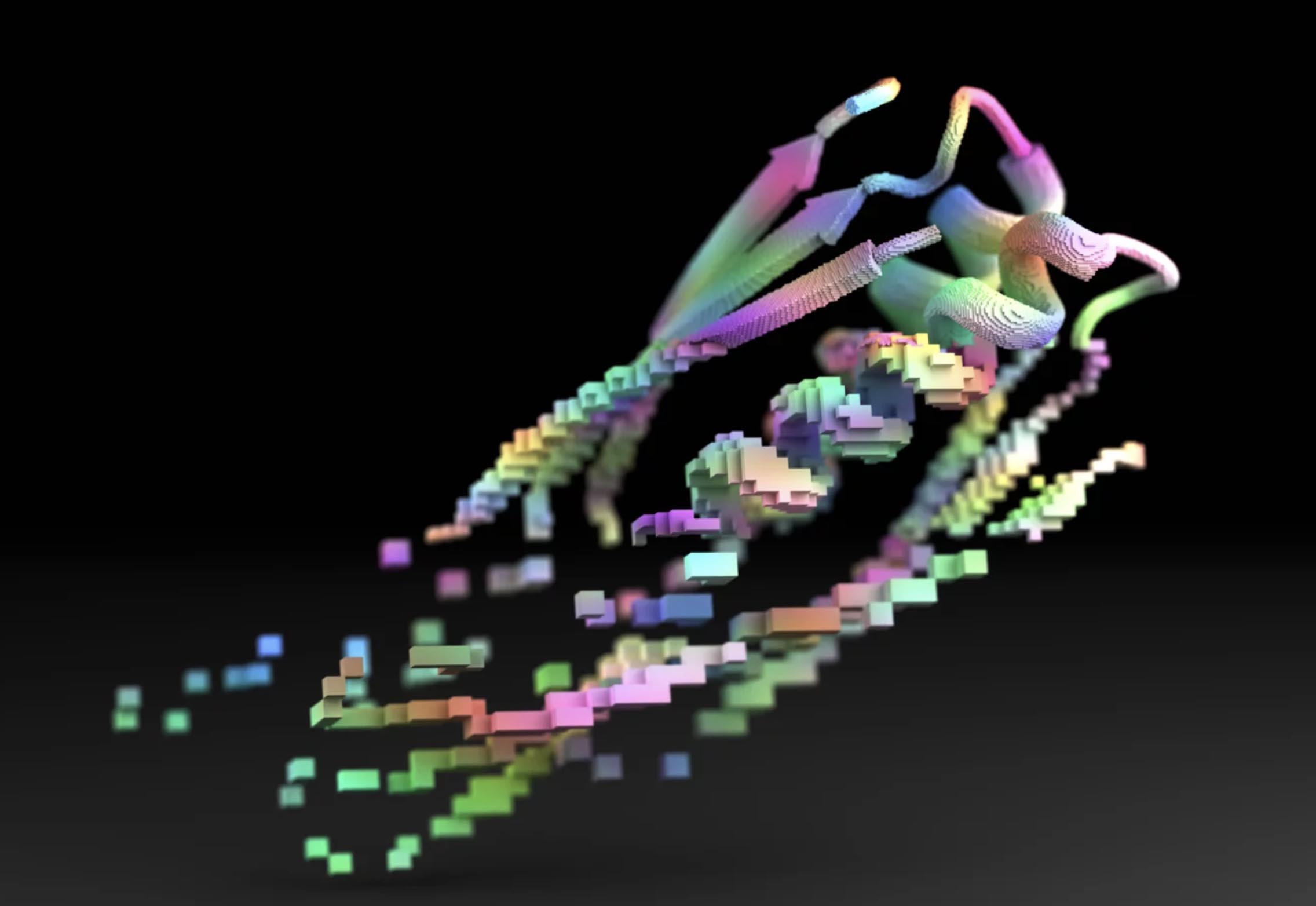 digital image of a protein