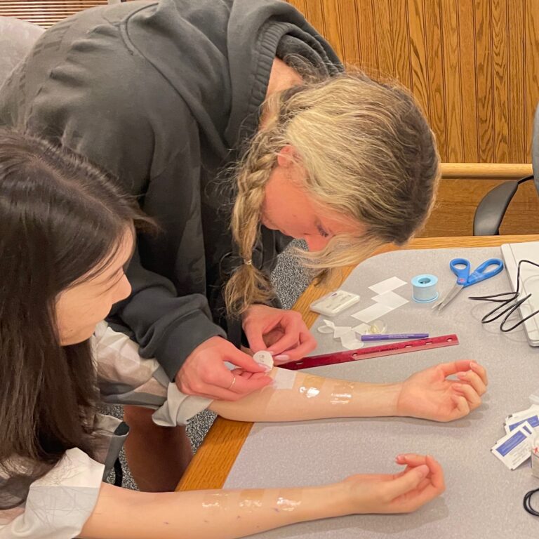 PhD students test ThermoTape medical adhesive
