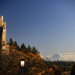 UW campus and Mount Rainier