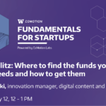 Fundamentals for Startups graphic with headshot of Adam Krynicki and title of talk which is same as title of page.