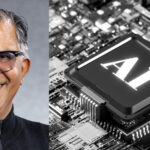 Jai Jaisimha and graphic showing circuits, one marked "AI"