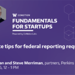"Fundamentals for Startups" with headshot of speaker