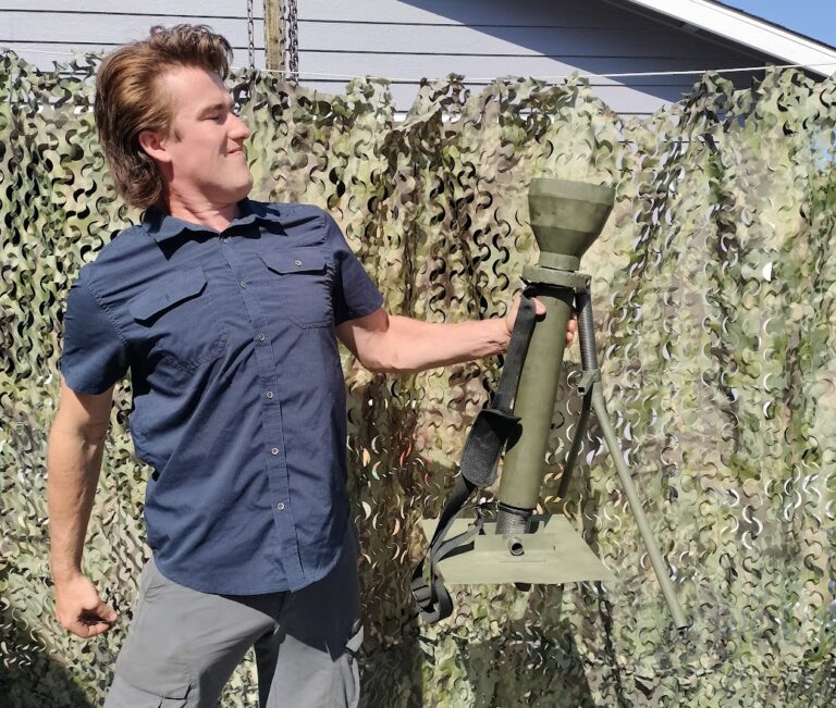 man with Wave Motion product