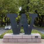W statue at UW