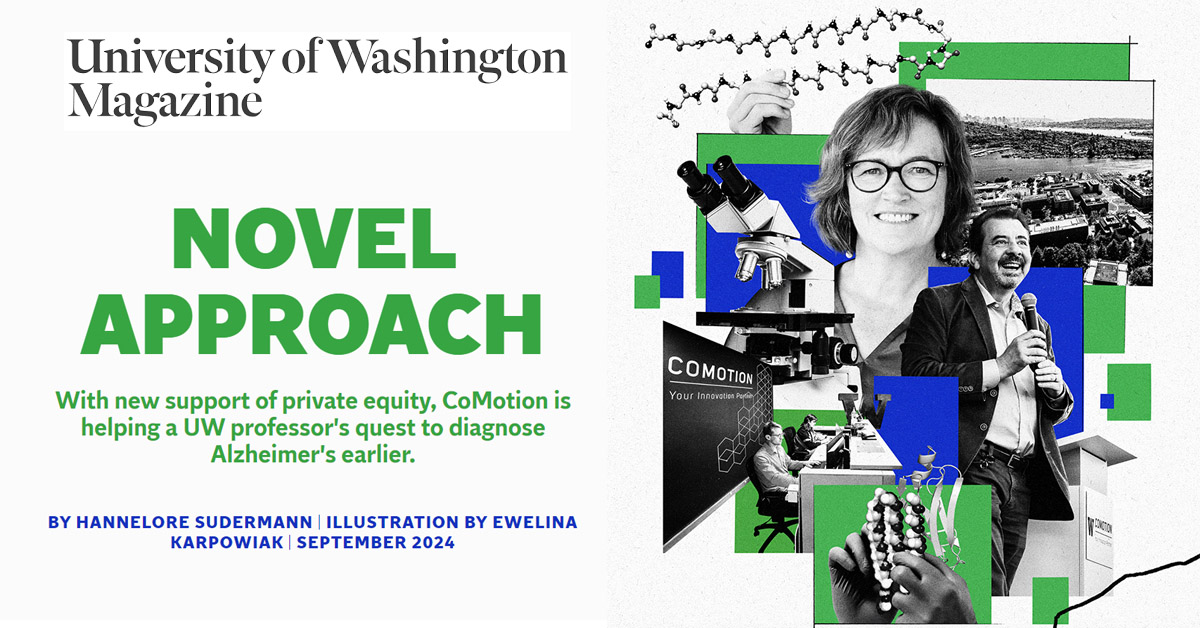 UW Magazine story with headline 