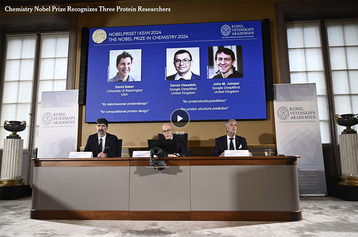 Baker Hassabis and Jumper at news conference