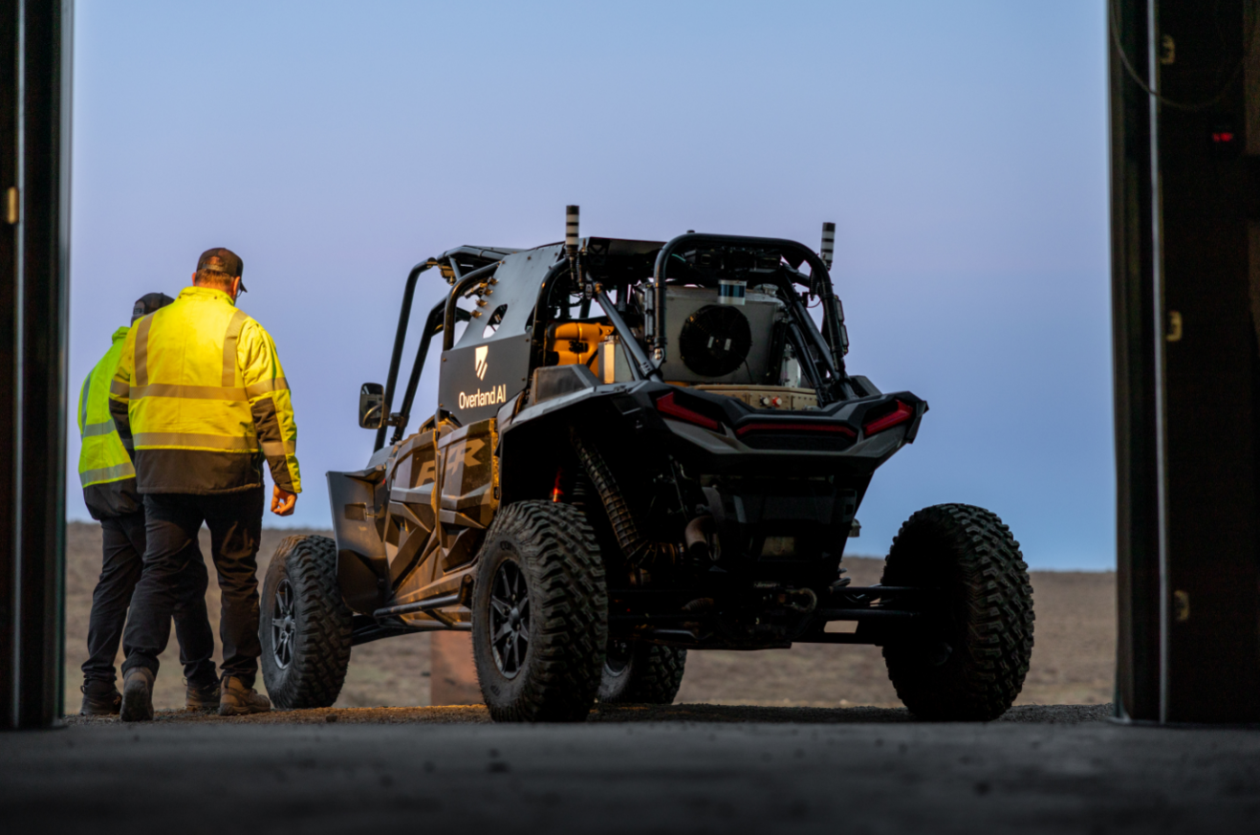 Overland AI vehicle