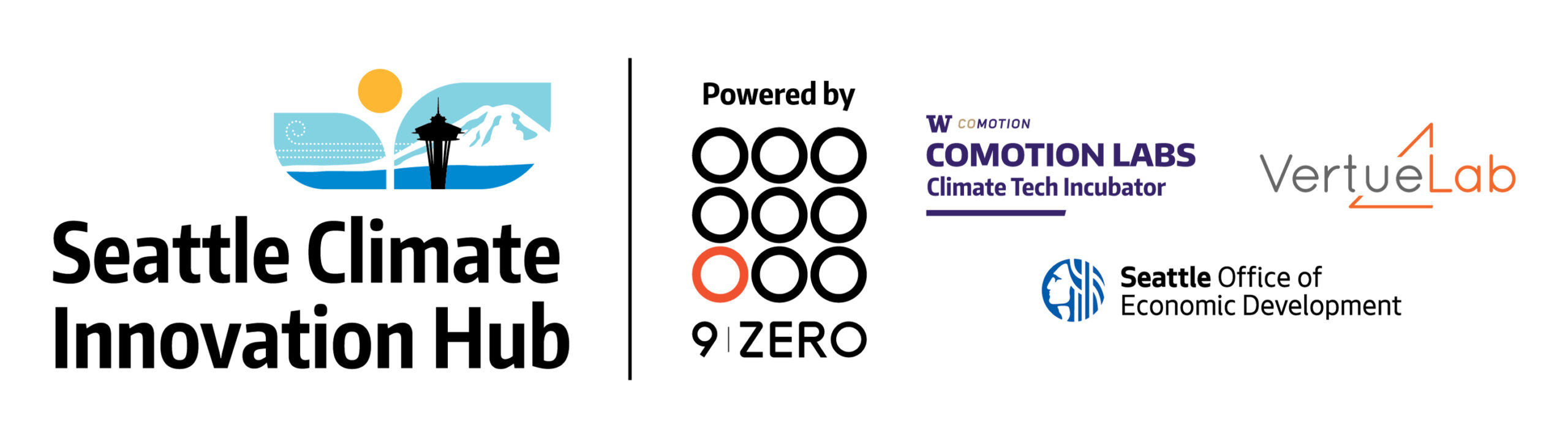 Seattle Climate Innovation Hub partner logos