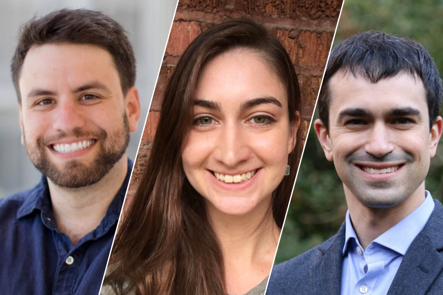 headshots three researchers