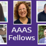 "Five AAAS Fellows" and their headshots