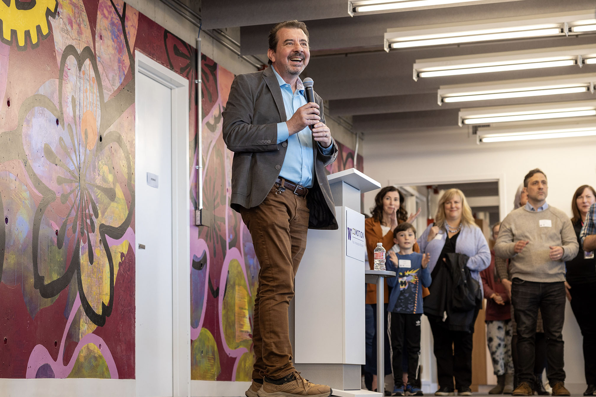 François Baneyx and group at the CoMotion Eventarium, May 2024