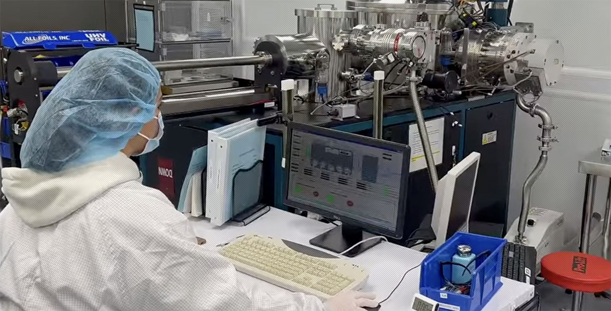 woman in lab