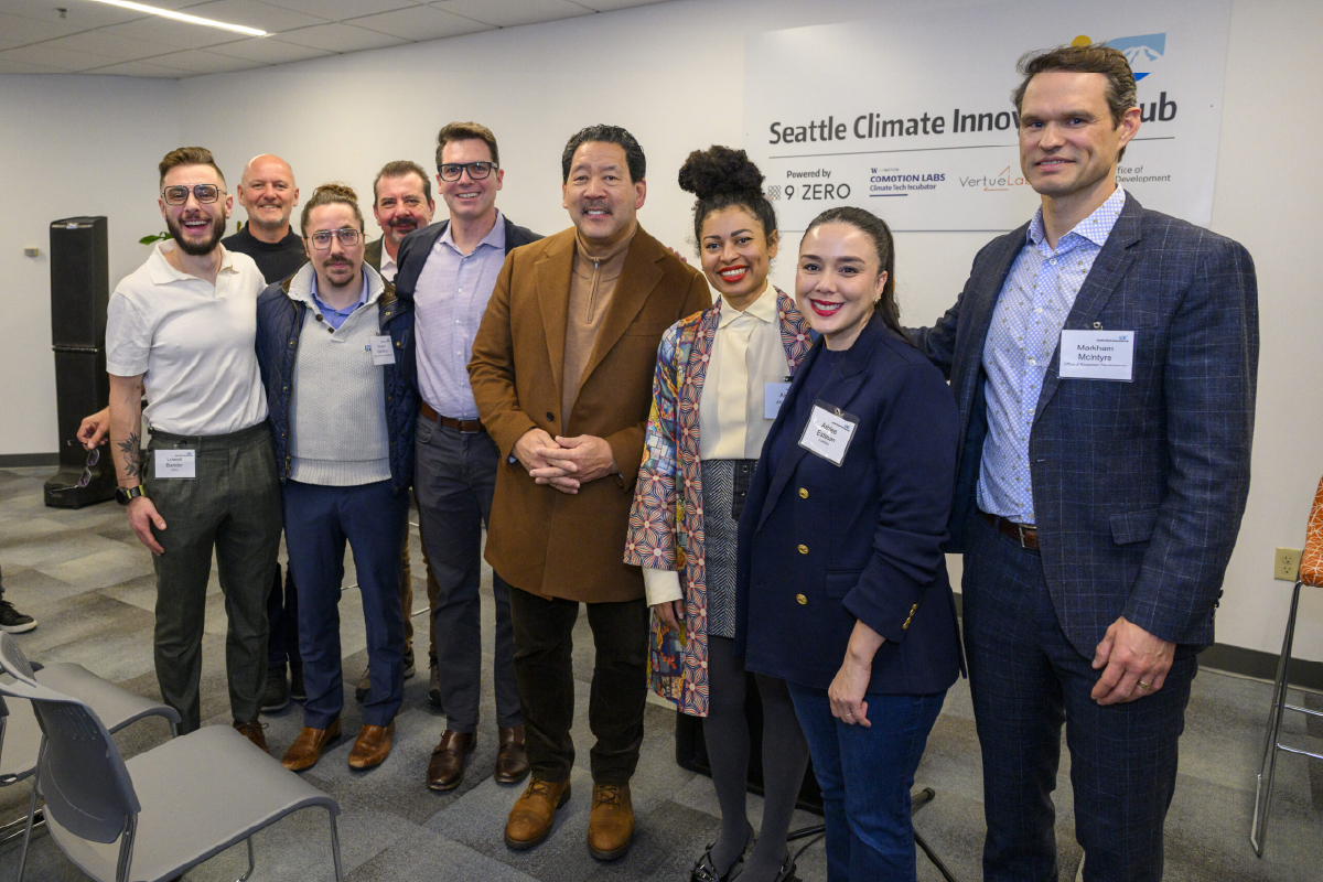 Photo of the Seattle Climate Innovation Hub's team