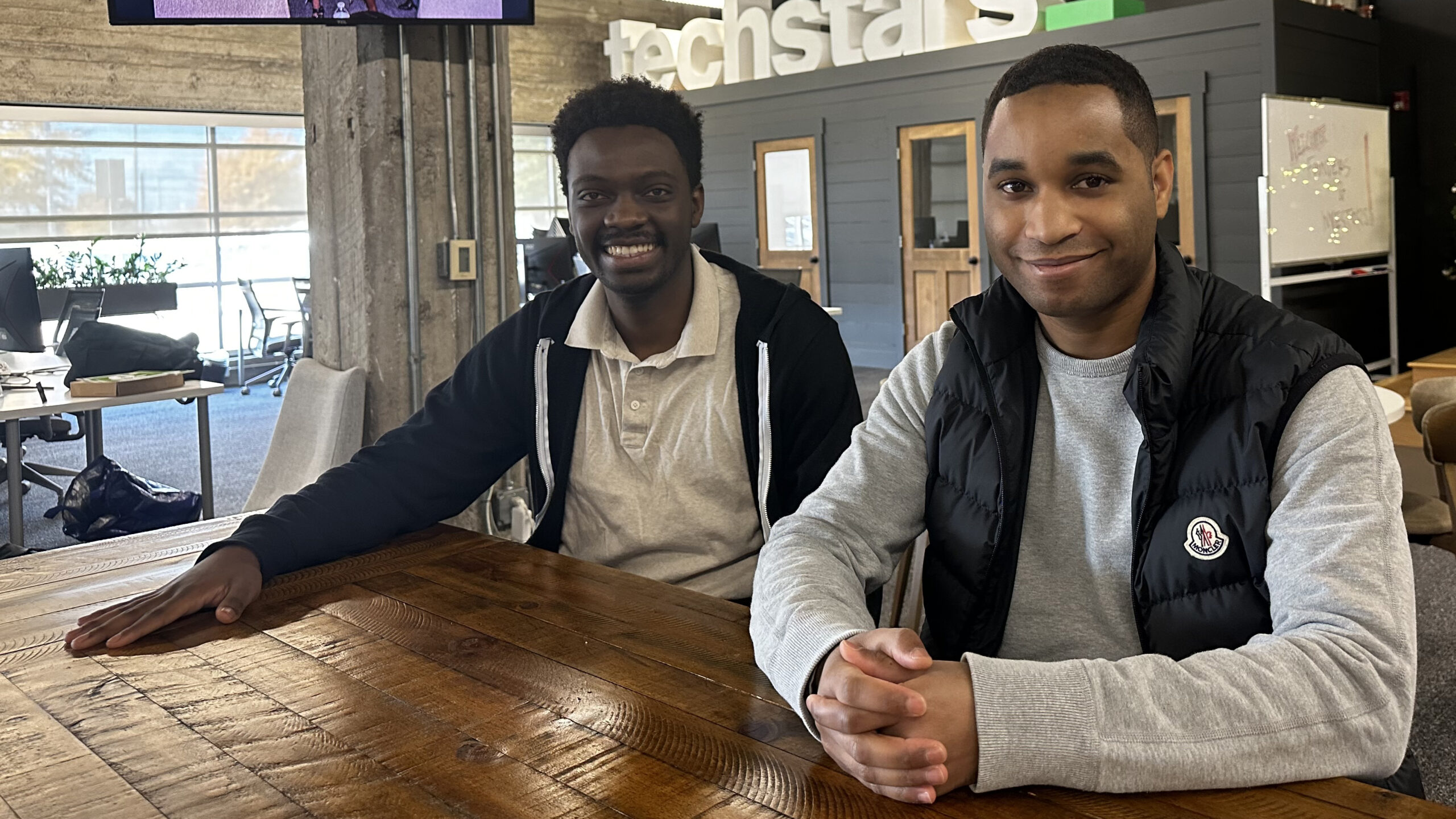 Nimbus cofounders Akim Niyonzima and Adrian Groos.