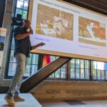 Aquagga CEO Dhileep Sivam makes his winning pitch at a PNW Climate Week.