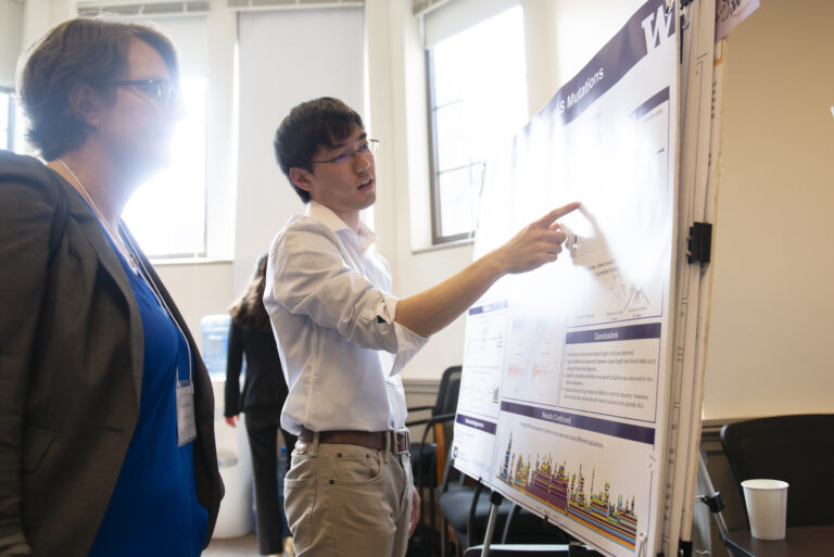 Students present their work
