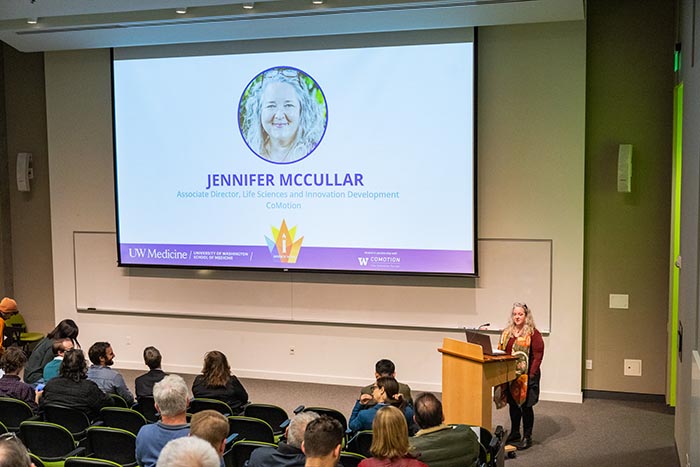 Jennifer McCullular at School of Medicine Inventor of the Year 2025