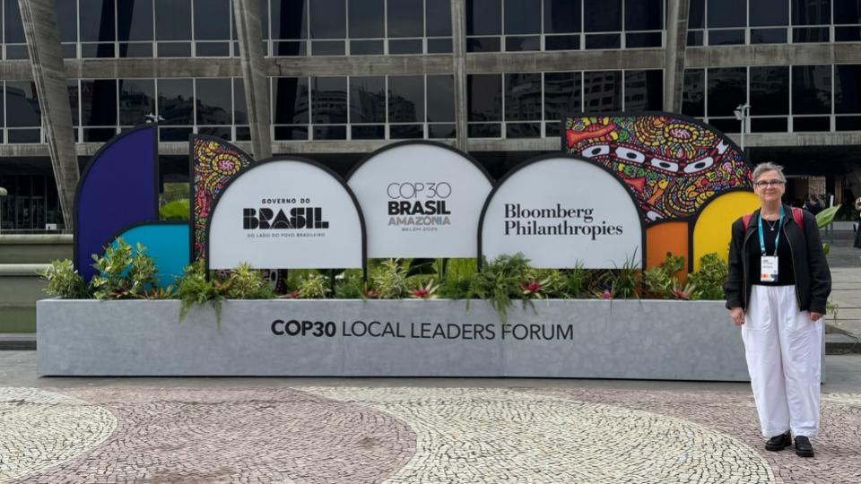 Climate Solutions International emerged from research at the University of Washington and has benefitted from CoMotion’s early-stage programming before applying to the CoMotion Labs Climate Tech Incubator. Here, founder Dr. Jan Whittington is joining the COP30 Local Leaders Forum in Rio De Janeiro, to participate in the C40 Cities World Mayors Summit.