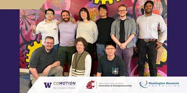 CoMotion and WSU group shot with logos