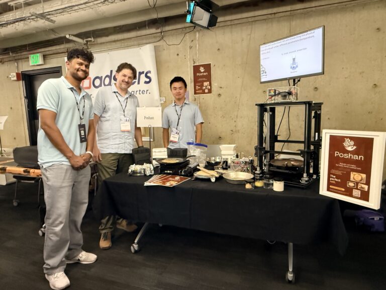 Poshan team at Startup Spotlight expo