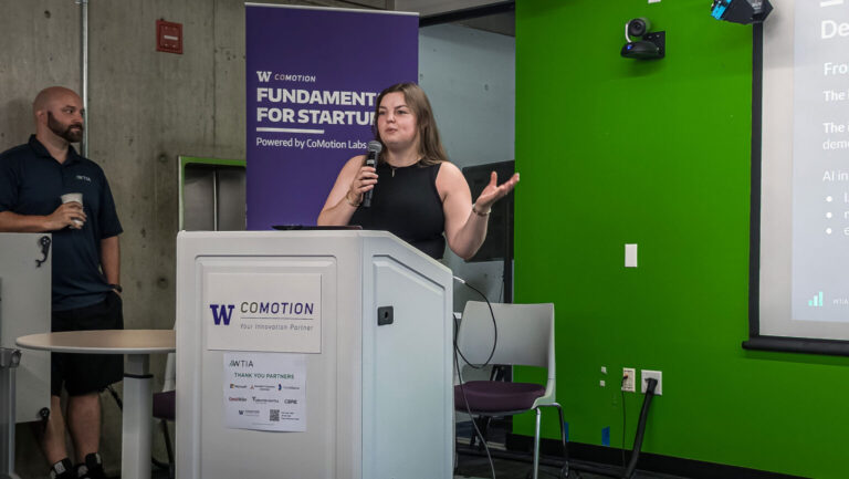 Jessica Forcucci presents at CoMotion Labs