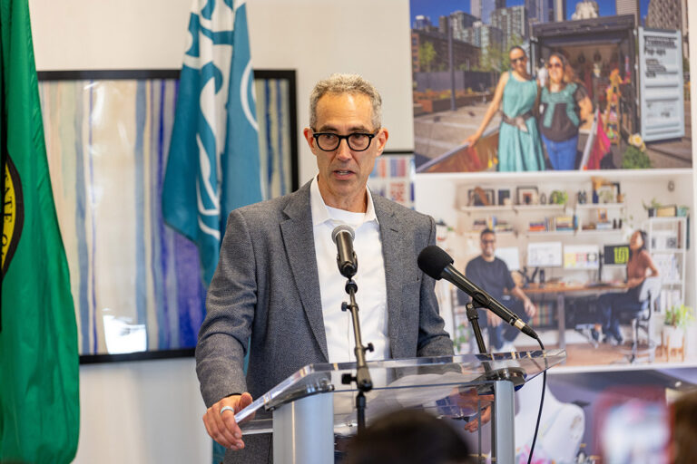 Anson Fatland at podium