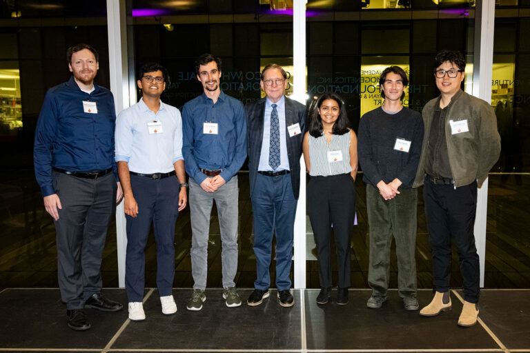 CoMotion Innovator Showcase participants with Dr. Jeffrey Chamberlain, recipient of the UW School of Medicine’s 2026 Inventor of the Year Award.